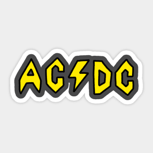 Butt-Head AC/DC Sticker